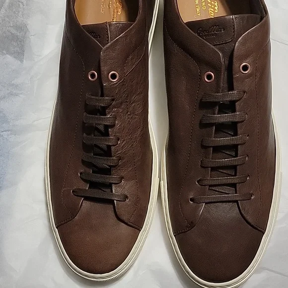 Good Man Brand Legend Sneaker Brown Vachetta Leather Made in Italy